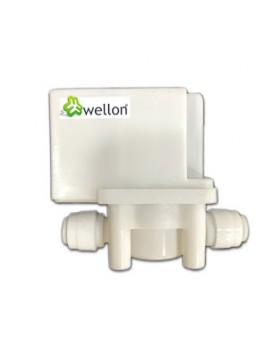 Wellon Replaceable 36V DC Solenoid Valve with Auto-Flushing Built-in Function Suitable for All Types of Water Purifier.